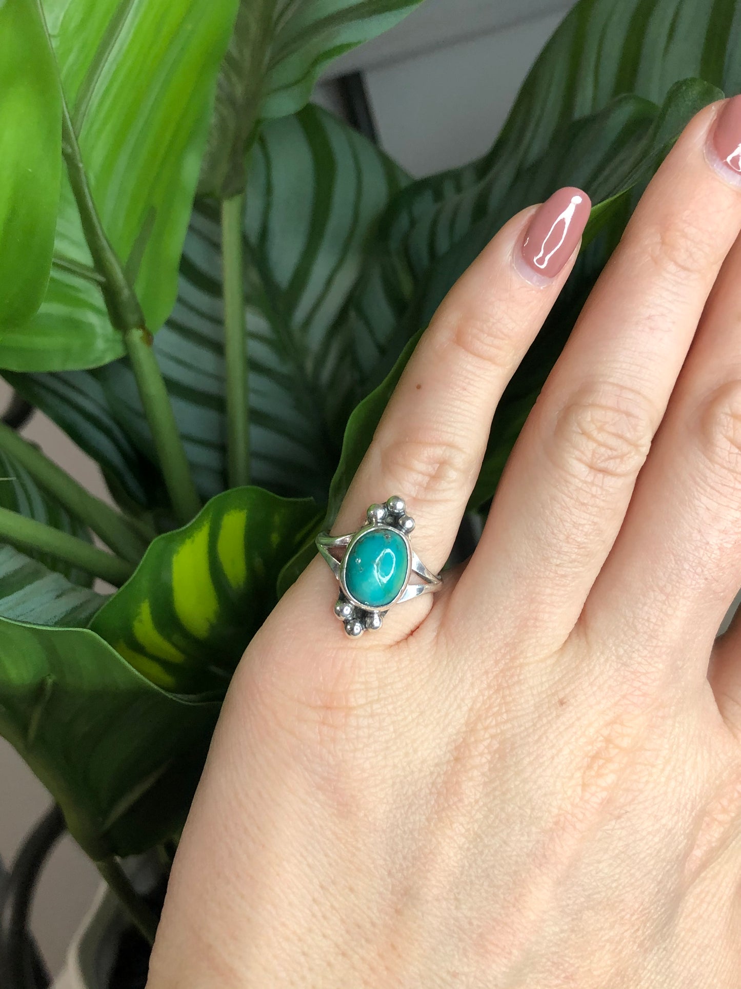 Sterling Silver and Turquoise Ring