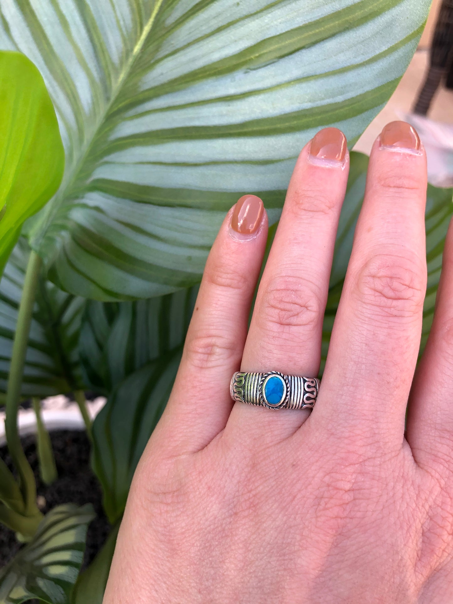 Sterling Silver Turquoise Ring