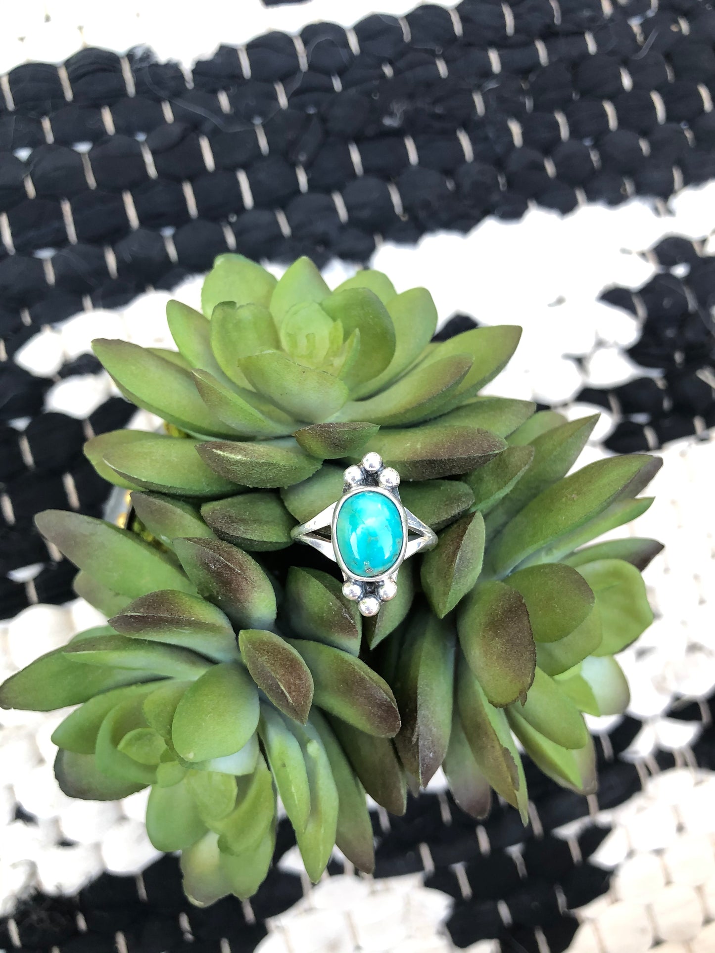 Sterling Silver and Turquoise Ring