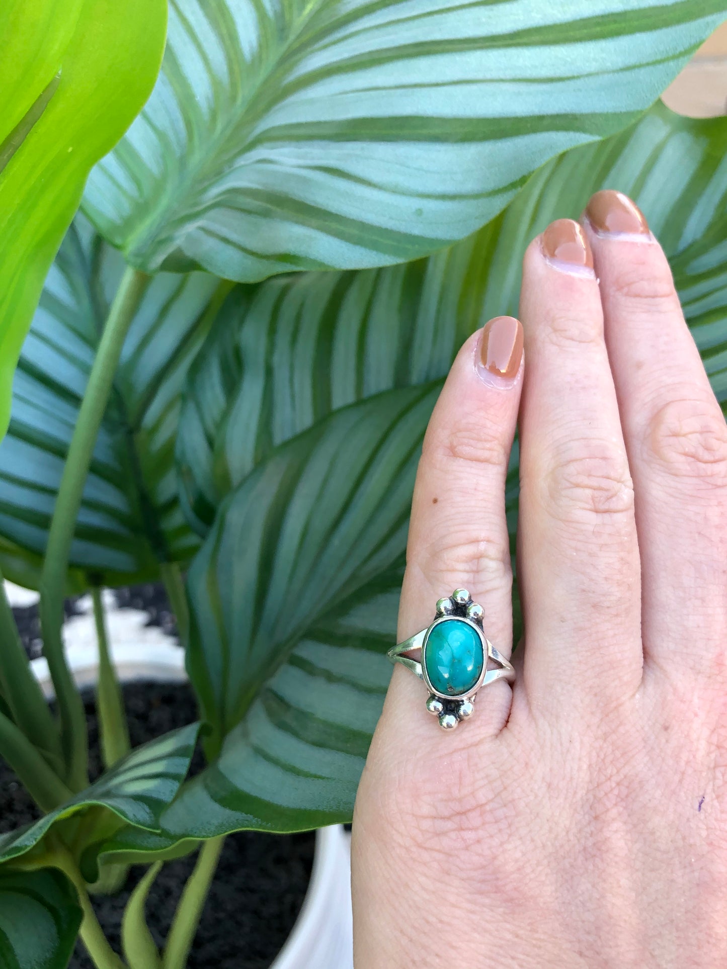 Sterling Silver and Turquoise Ring