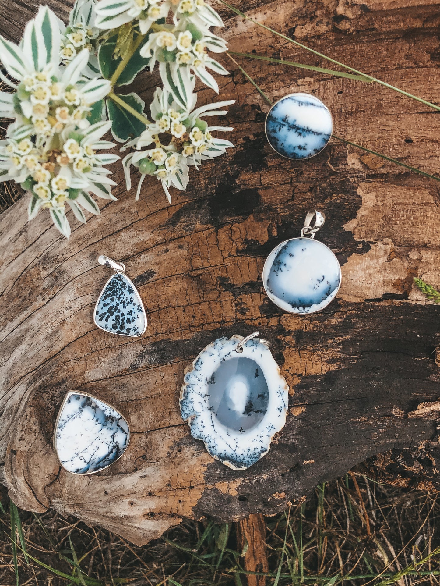 New Dreamy Agate Adjustable Ring