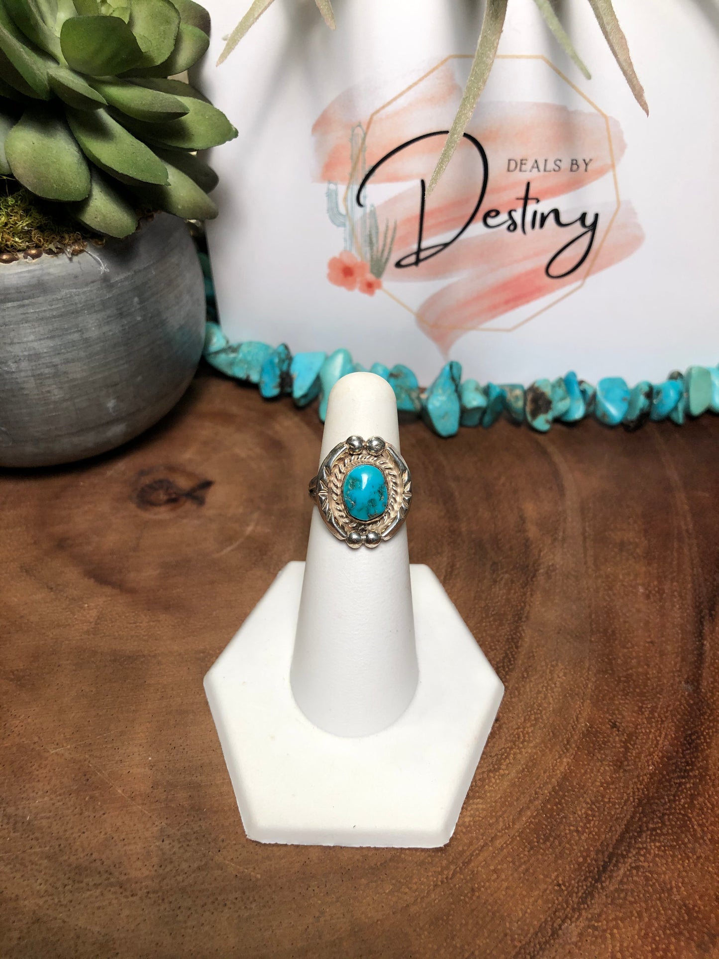 Sterling Silver Turquoise Ring