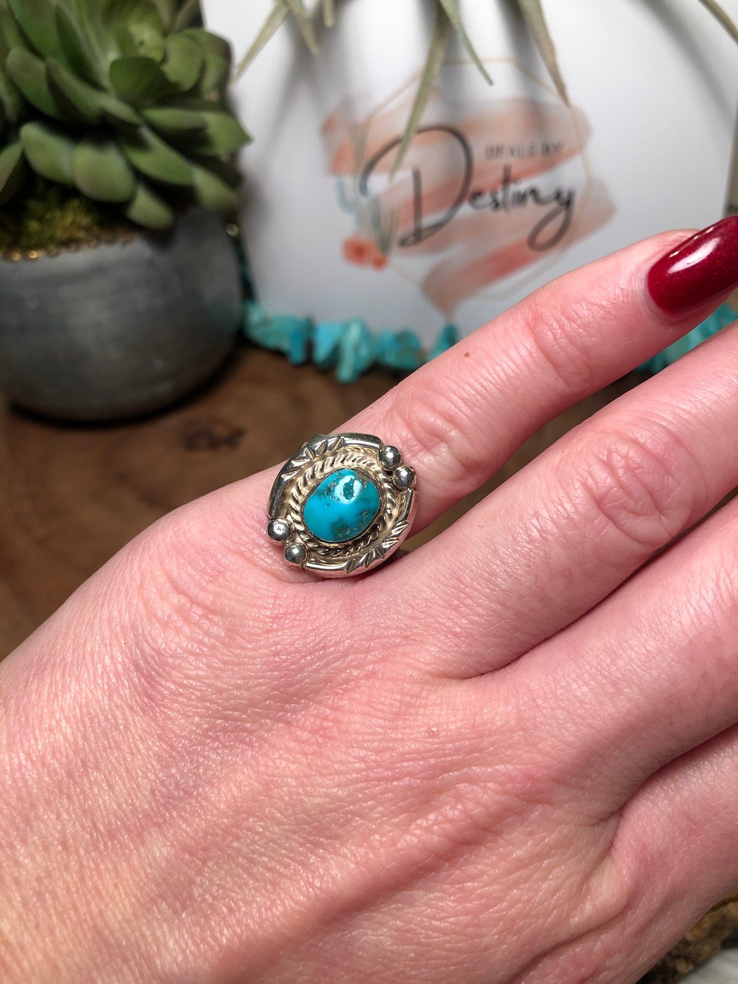 Sterling Silver Turquoise Ring
