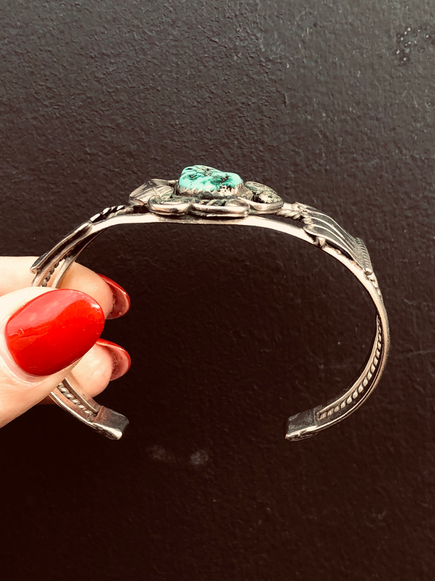 Sterling Turquoise Cuff Bracelet