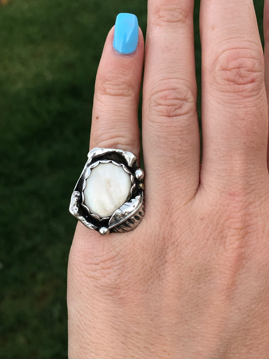 Sterling Morher of Pearl Ring