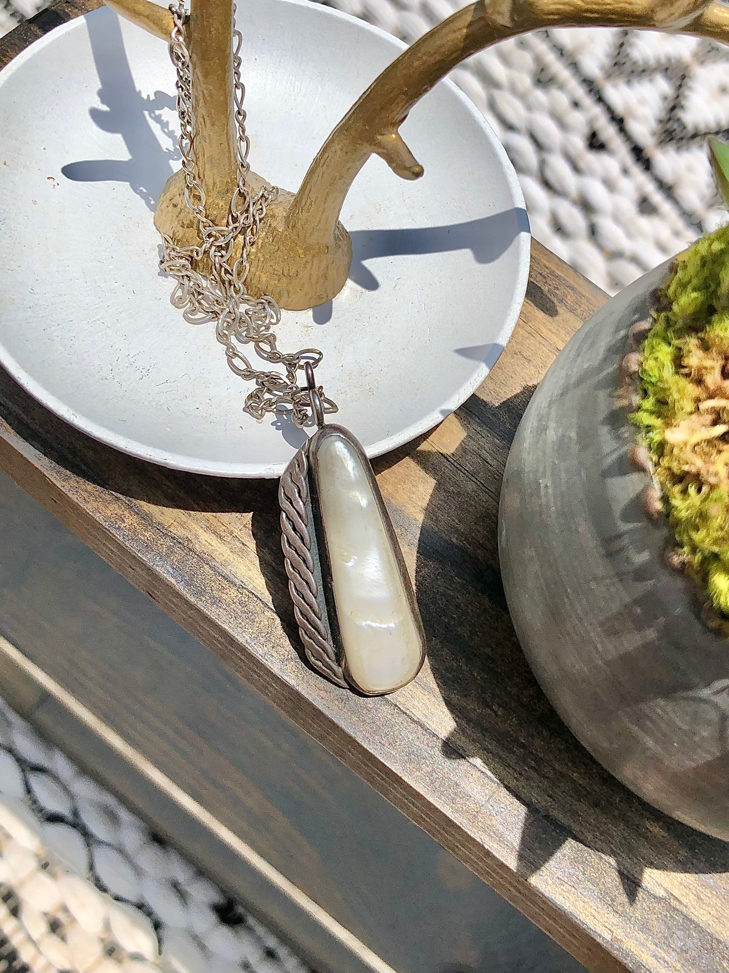 Sterling MOP Necklace