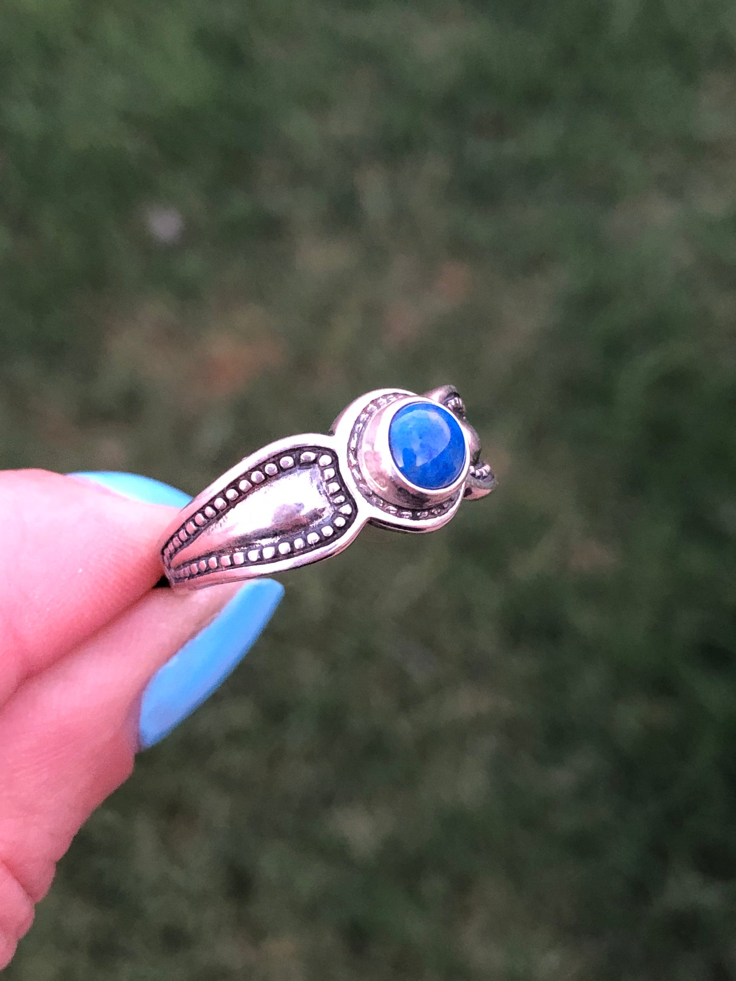 Sterling Silver Blue Lapis Ring