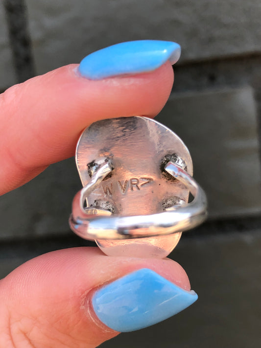 Sterling Bear Claw Turquoise Ring