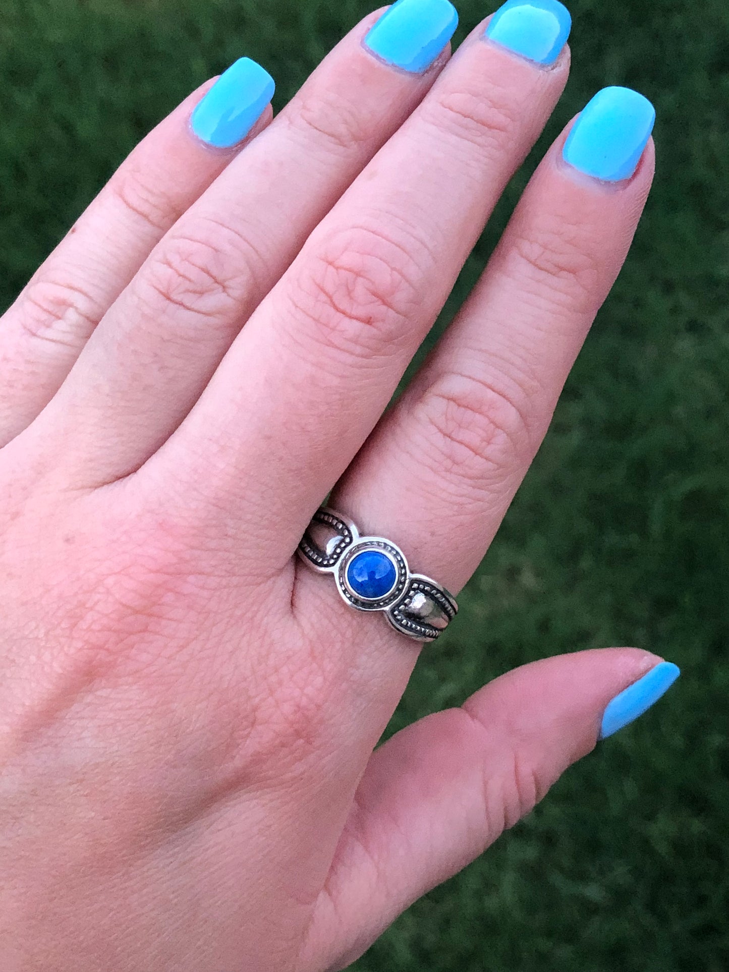Sterling Silver Blue Lapis Ring