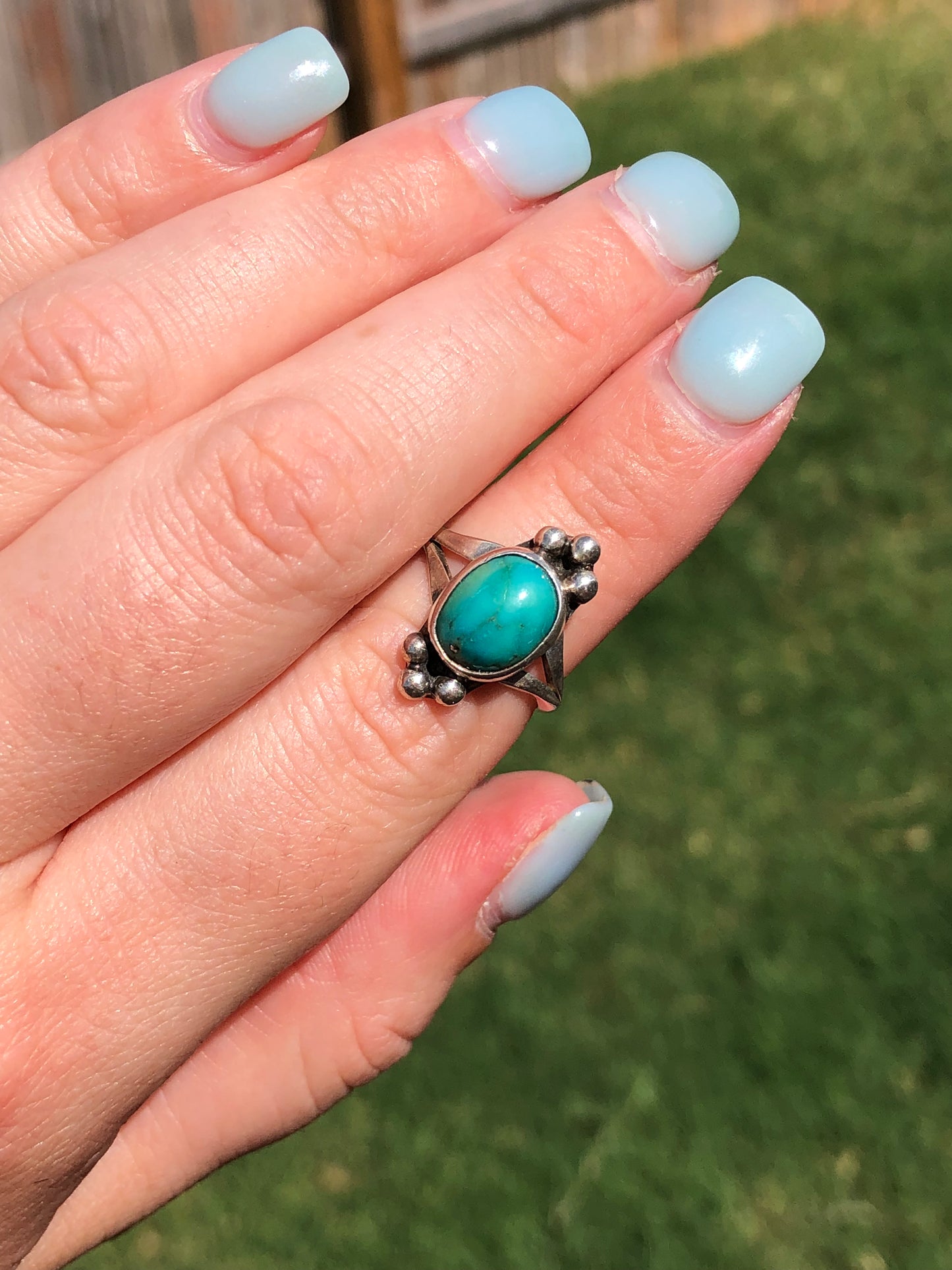 Sterling Silver and Turquoise Ring