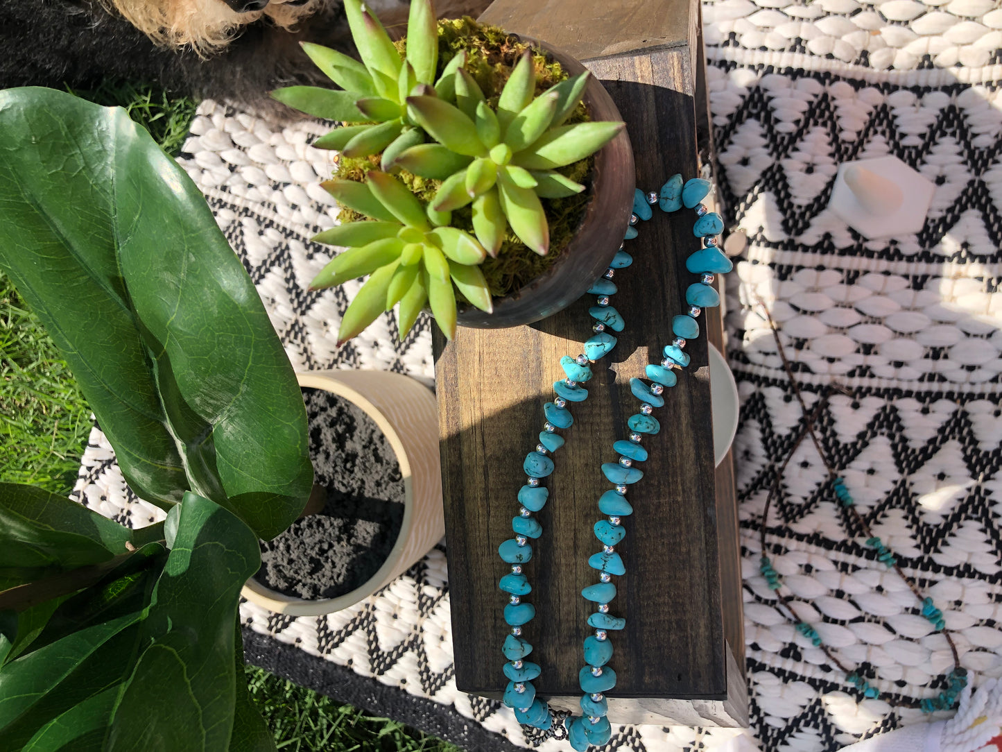 Silver Turquoise Necklace
