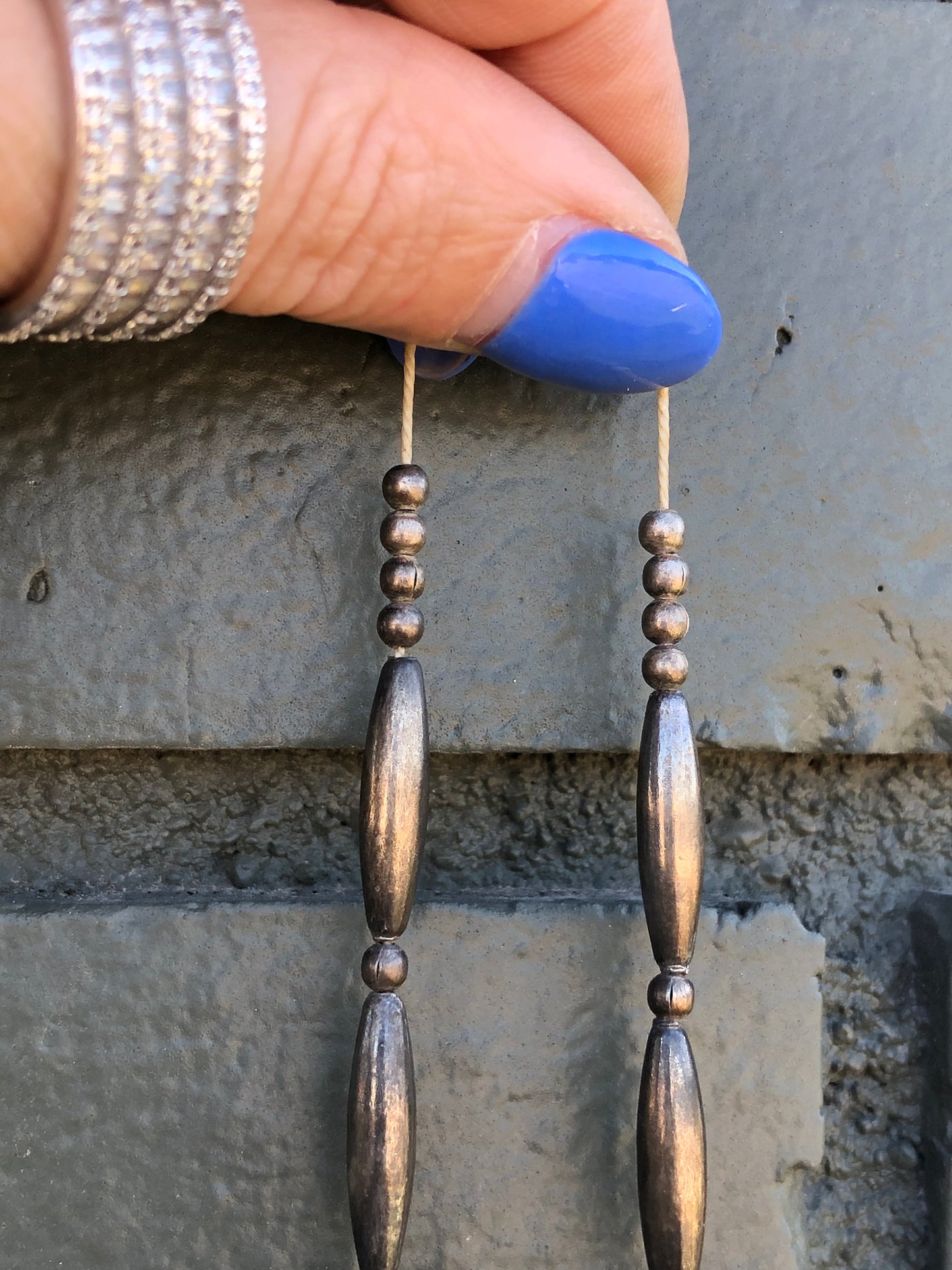 Old Pawn Sterling Coral Necklace