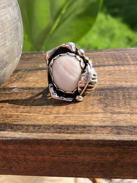 Sterling Morher of Pearl Ring
