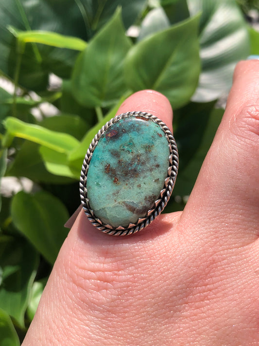 New Sterling Turquoise Ring