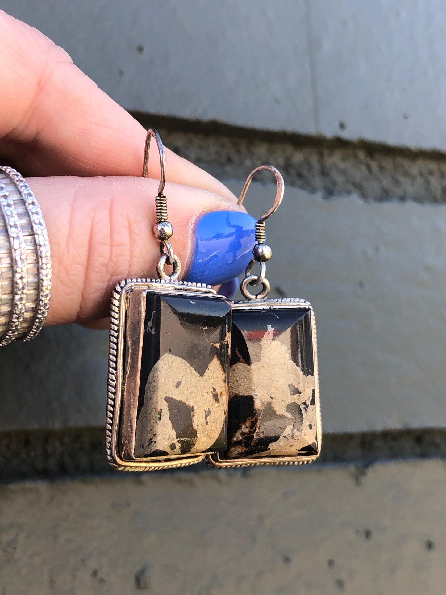 Sterling Silver Wildhorse Earrings