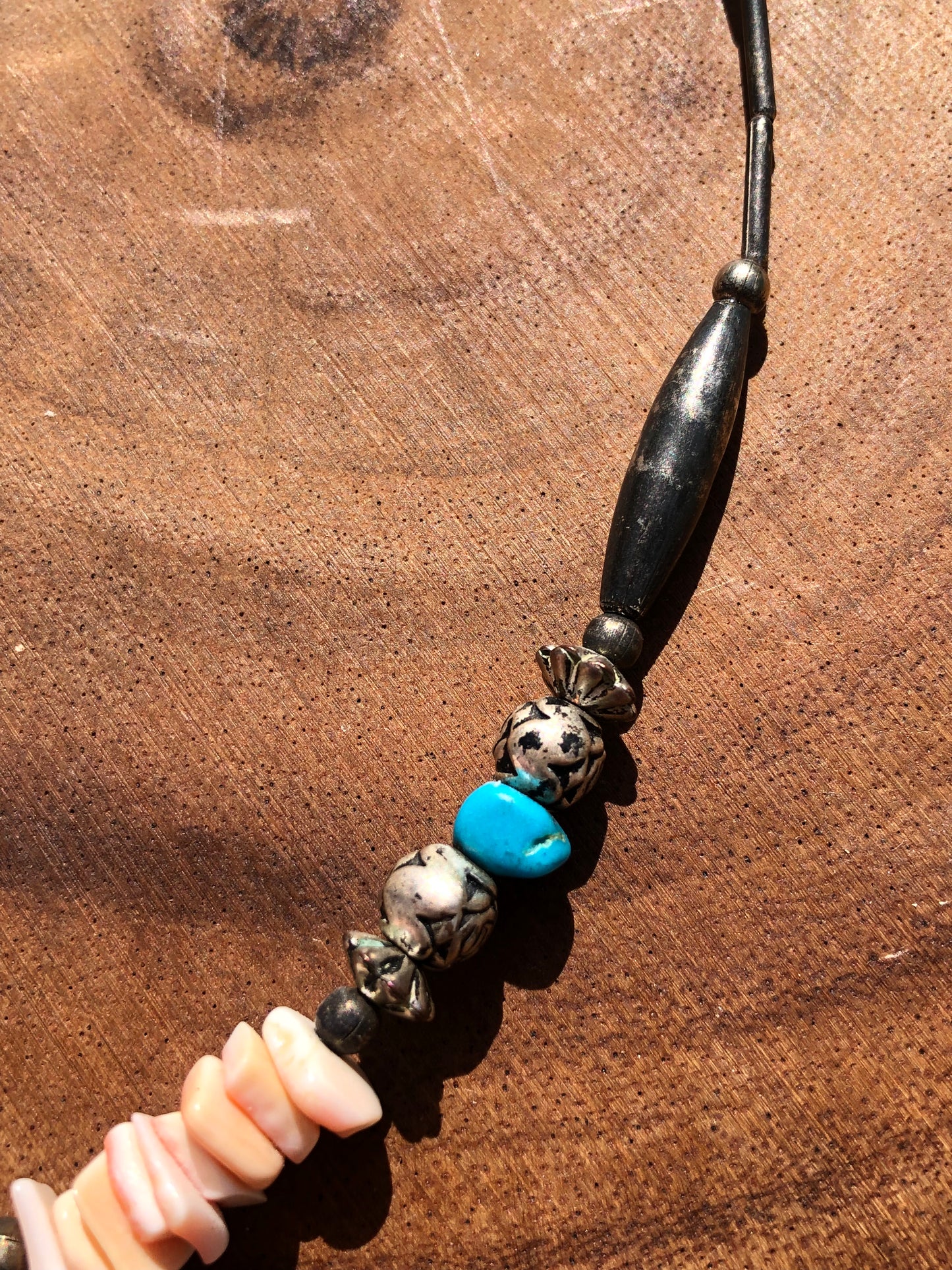 Vintage Sterling Turquoise Eagle Necklace